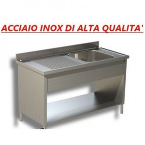 Lavatoio acciaio inox su...