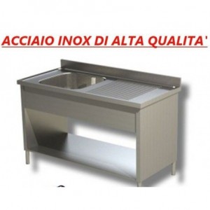 Lavatoio acciaio inox su...