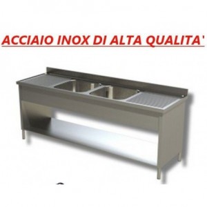 Lavatoio acciaio inox su...