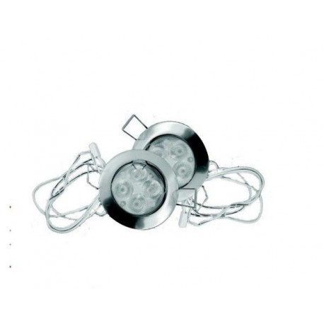 Fari circolari Led 64SC per sostituzioni su cappe - Kelvin 3000 - Watt 15- N. pezzi 3