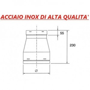 Cono di Riduzione ø 350 mm...