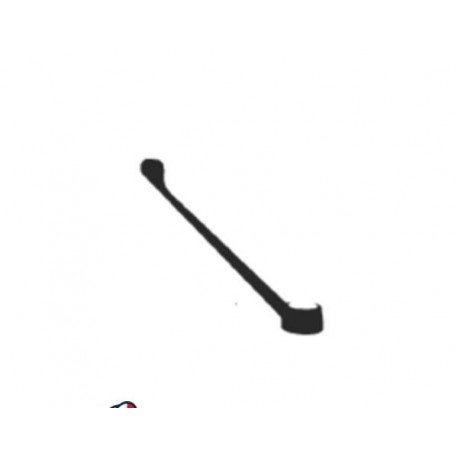 Leva in plastica nera 30 cm ricambi gruppo doccia