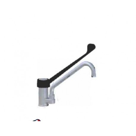 MISCELATORE MARTE canna lunga 25 cm leva in plastica nera cm. 23,70