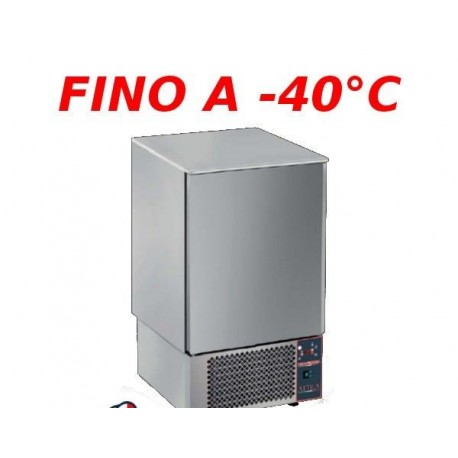 Abbattitore 7 teglie GN1/1 o 60x40 in acciaio inox senza motore