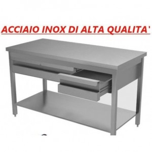 Tavolo in acciaio inox con...