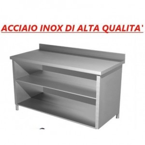 Tavolo armadiato in acciaio...