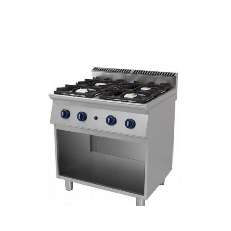 Cucina 4 Fuochi a gas vano a giorno - Dim.cm. 70x70x85h