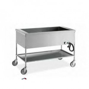 Carrello termico caldo a...