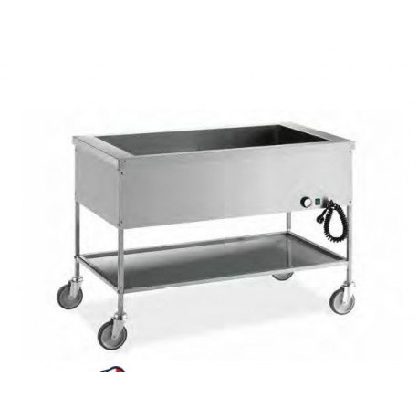 Carrello termico caldo a giorno metalcarrelli