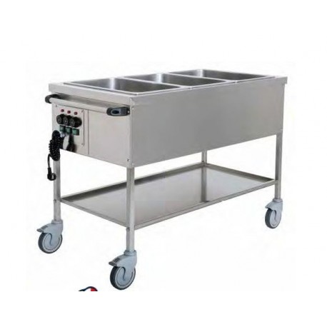 Carrello termico a temperature differenziate metalcarrelli
