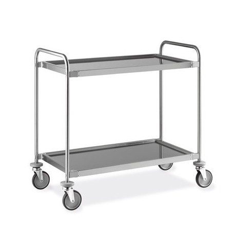 CARRELLO DI SERVIZIO IN ACCIAIO - 100 KG