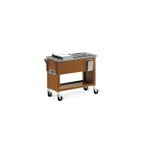CARRELLO BAGNOMARIA IN LEGNO