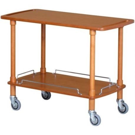 CARRELLO DI SERVIZIO IN LEGNO DUE O TRE PIANI