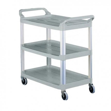 CARRELLO DI SERVIZIO MULTIUSO TRE PIANI cm. 102x50x96H.