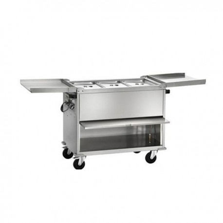 Carrello Termico BAGNOMARIA - Capacità 3 GN 1/1