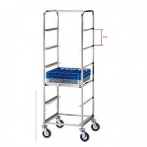 Carrello Portacestelli inox...