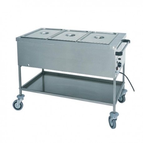 Carrello Termico con resistenza a secco - Capacità 1 GN 1/1
