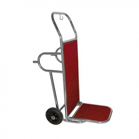Carrello portavalige acciaio inox
