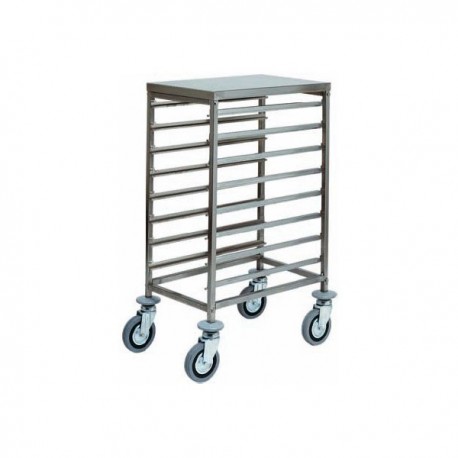 Carrello portateglie - portabacinelle. Capacità 8 GN 1/1