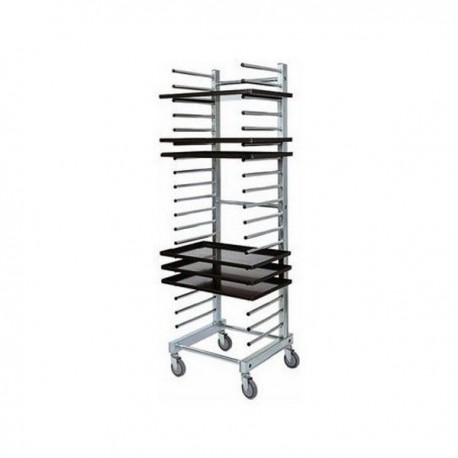 Carrello portateglie pasticceria. Capacità 20 teglie 60x40