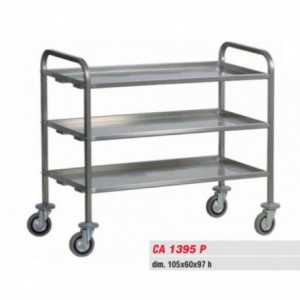 Carrello in acciaio inox...