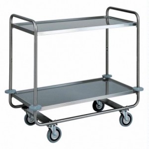 Carrello in acciaio inox. 2...