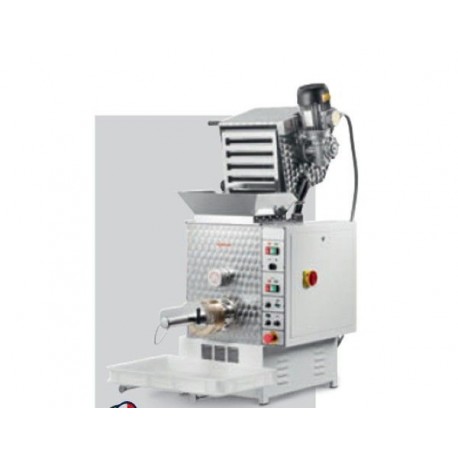 Macchina per pasta fresca doppia vasca, con coltello, manicotto raffreddato ad H2O e ventilatore (senza trafile) Pastificio Pizz