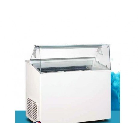 Banco vetrina per gelato mantecato Top 6 1200 x 673 x 1175 mm