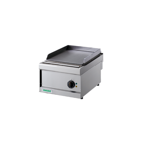 Fry top con piastra liscia elettrica - Dim.cm. 40x60