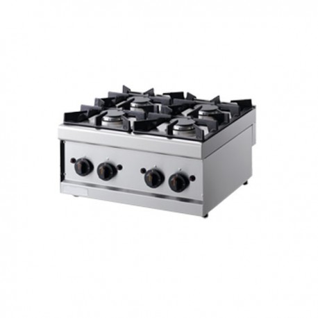 Cucina 4 Fuochi a gas - Dim.cm. 60x60