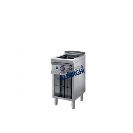 Bagnomaria elettrico su vano a giorno dimensioni vasca GN: 1/1 mm.200h - Dim.cm. 40x70x85/90h