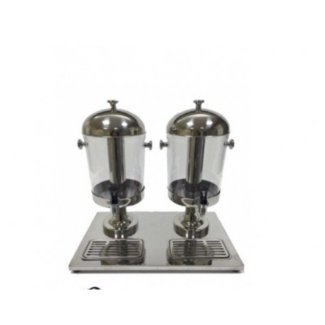 DISTRIBUTORE SUCCO E BEVANDE CON COLONNA REFRIGERANTE 8+8 LITRI