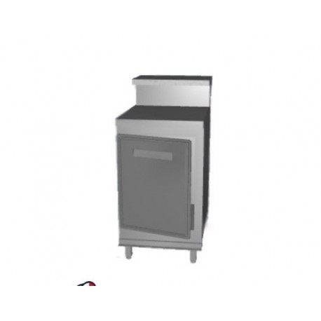 Banco bar refrigerato positivo acciaio inox 1 sportello