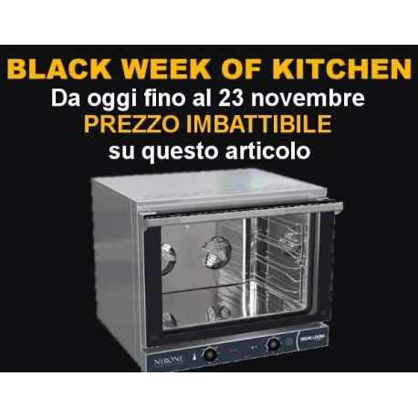 Fornetto a convezione elettrico 4 teglie 44x35 Gastronomia Pasticceria BLACK FRIDAY