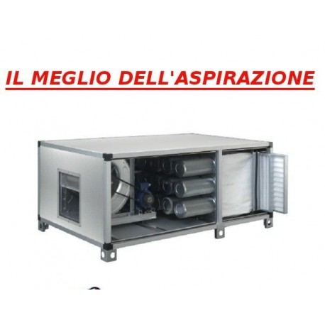 Centralina di deodorizzazione e filtrazione al carbone attivo trifase cassonato