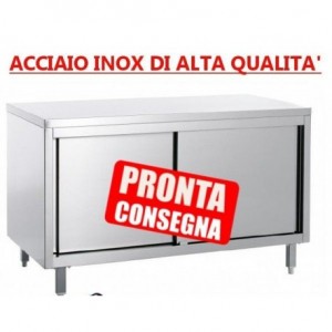 Tavolo armadiato in acciaio...