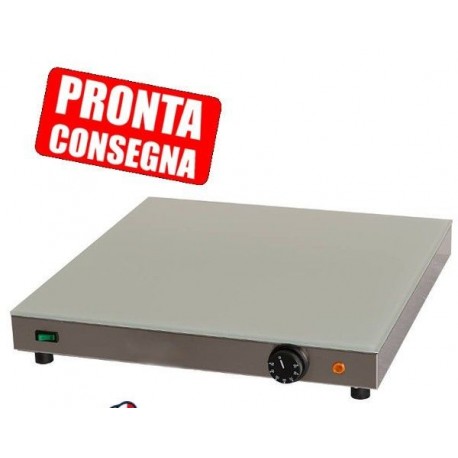 Piano caldo in acciaio inox 500x500x70h mm