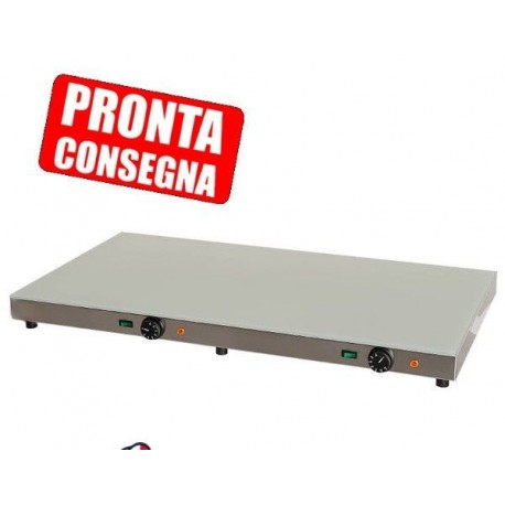 Piano caldo in acciaio inox 1000x500x70h mm