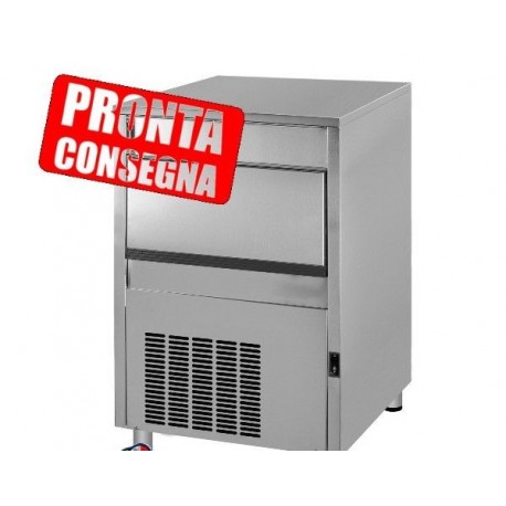 Fabbricatore Produttore di ghiaccio cubetto pieno produzione oraria 62 kg/24h