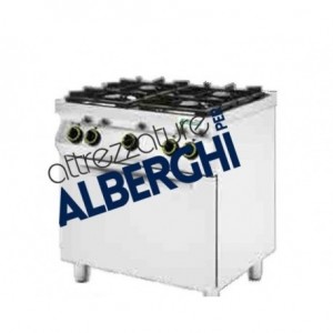 Cucina a gas 4 fuochi con...