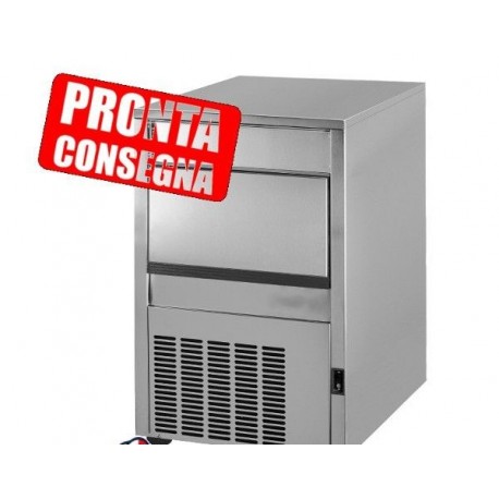 Fabbricatore Produttore di ghiaccio cubetto forato produzione oraria 29 kg/24h