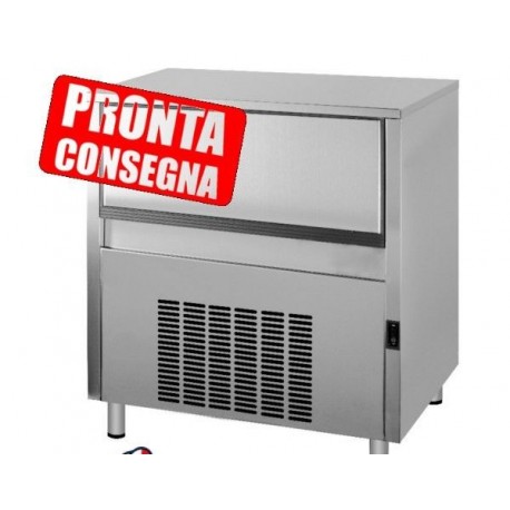 Fabbricatore Produttore di ghiaccio cubetto forato produzione oraria 127 kg/24h