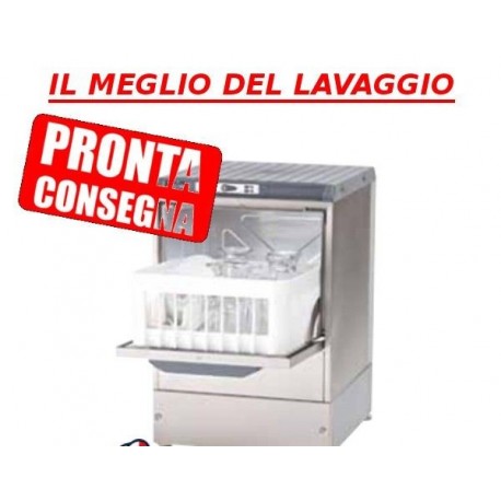 Lavabicchieri professionale in acciaio inox cestello ø36 cm H utile bicchiere 250 mm