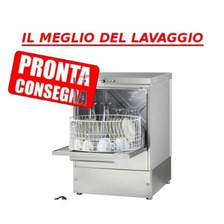 Lavabicchieri professionale in acciaio inox cestello ø41 cm H utile bicchiere 290 mm