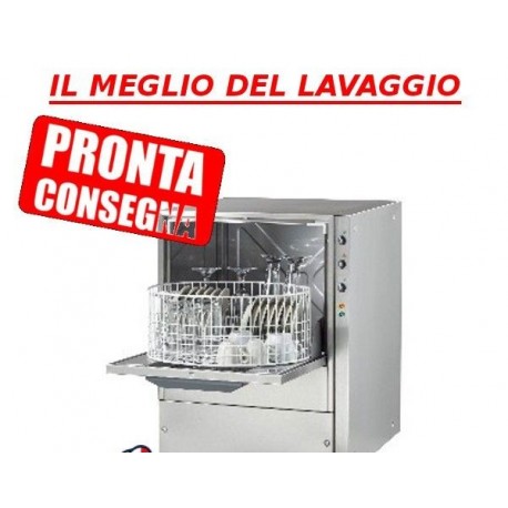 Lavabicchieri professionale in acciaio inox cestello ø41 cm H utile bicchiere 290 mm