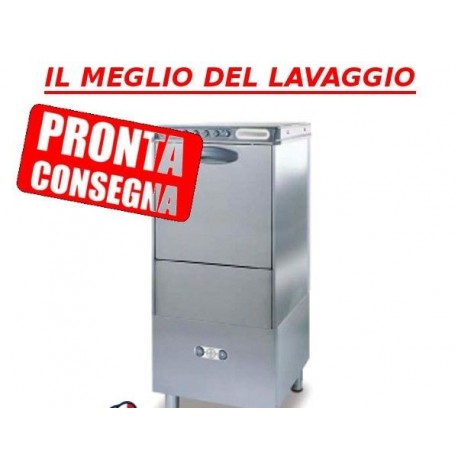 Lavaoggetti a carica frontale professionale in acciaio inox cestello 50x62 cm H utile 470 mm Sistema ABS