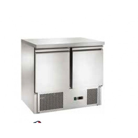 Saladette refrigerata statica 2 sportelli Temperatura +2/+8°C