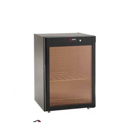 Espositore refrigerato statico per vino con porta vetro +5/+18°C