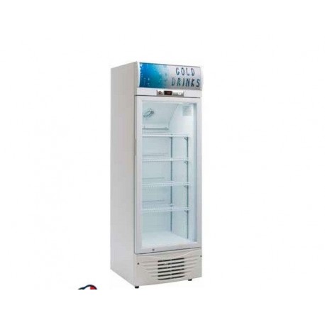 Espositore refrigerato statico per bibite con porta vetro +2/+8°C