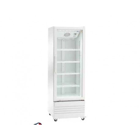 Espositore refrigerato ventilato per bibite con porta vetro +2/+8°C
